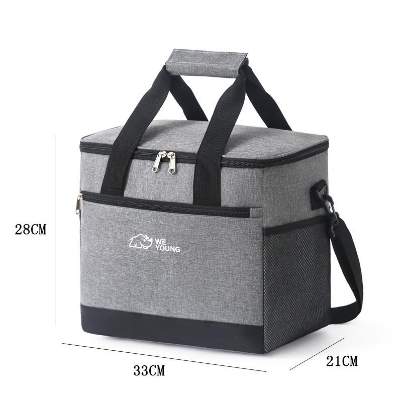 Insulated Lunch Box For Men & Women – Leak-Proof Cooler Bag With 4 Pockets, Adjustable Strap, Perfect For Work, Travel, And Picnics