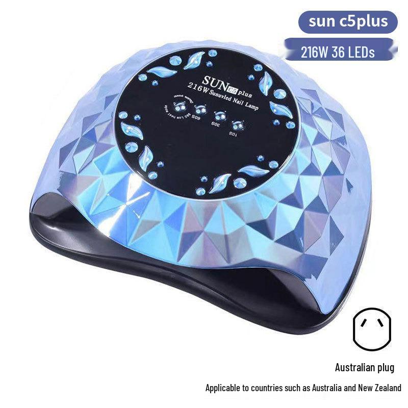 Dazzling 256W LED Nail Curing Lamp, Quick Dry Gel Lamp for Salon Use