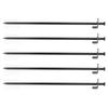 5Pcs Tents Stakes Durable Metal Easy Penetration Corrosion Resistant Widely Used Ground Stakes for Tent Canopy 40cm
