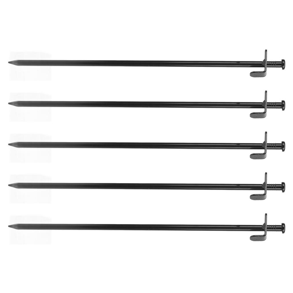 5Pcs Tents Stakes Durable Metal Easy Penetration Corrosion Resistant Widely Used Ground Stakes for Tent Canopy 40cm