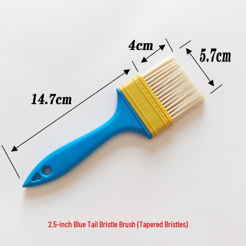 Nylon Bristle Paint & Glue Brush for Industrial Cleaning & Dusting