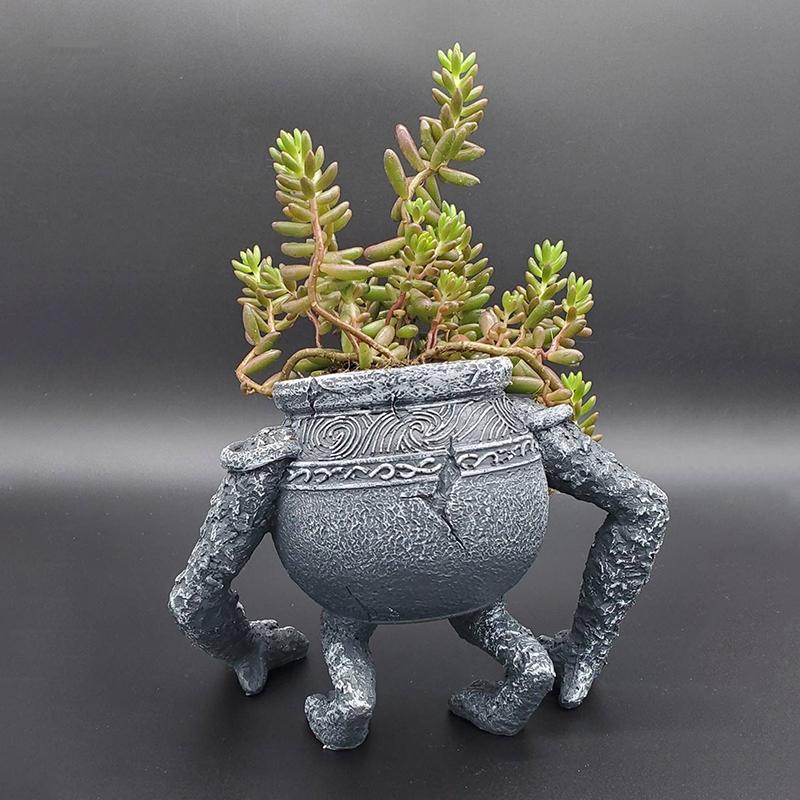 1pcs Flower Pots and Ornaments Creative Garden Planting Pots Yard Home Decorative