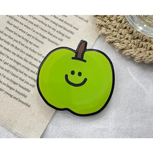 Hotty Mall Smile Apple Epoxy Smart Talk, Green Talk, 1 piece