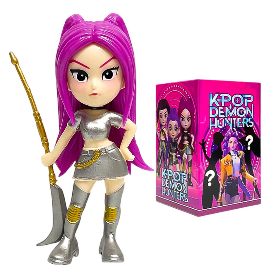 1-6pcs Kpop Devil Hunter Blind Box Disassembly Fun Blind Bag Small Statue Peripheral Model Desktop Blind Box Decoration Gift