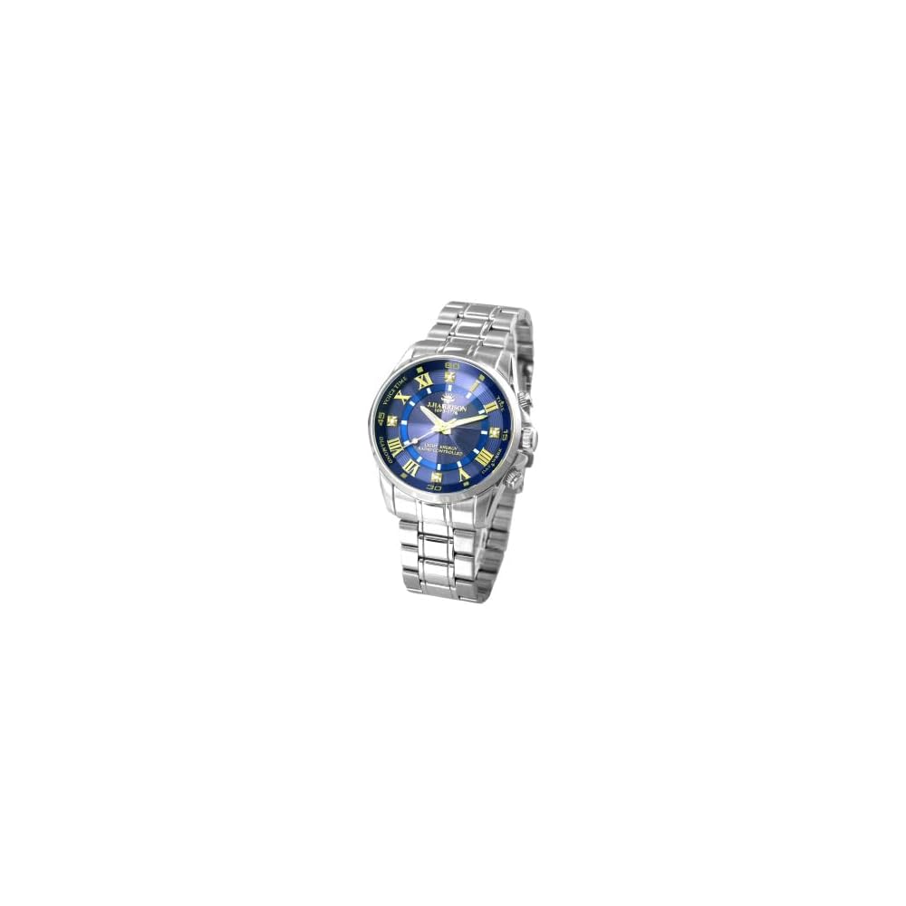 John Harrison Voice Solar Radio-Controlled Watch Navy