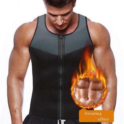 Women Neoprene Sauna Vest Weight Loss Shirt Sweat Slim Corset Workout Body Shaper Waist Trainer with Zipper