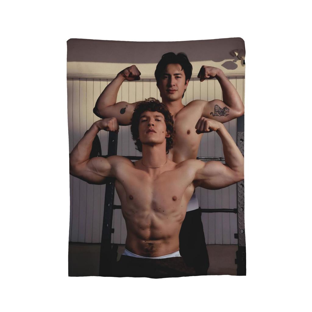 Heated Rivalry Blankets Velvet Autumn/Winter Hudson Williams and Connor Storrie Ultra-Soft Throw Blanket for Bed Bedspreads