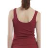 Adidas Solid Color Elastic Comfortable Quick-Dry Breathable Moisture-Wicking Tank Top Women tops Burgundy 4A1H75-502