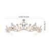 Elegant Baroque Rhinestone Tiara Crown Bridal Headwear Wedding Headdress for Women Premium Alloy Lightweight Hair Decor Party