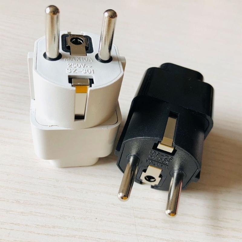 Travel Adapter China Germany Plug Universal ABS Plug Converter Wide Compatibility 220V input