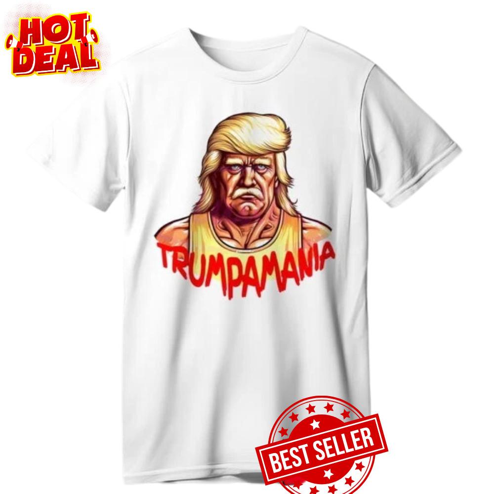 Funny Trumpamania Inspired Wrestler T-Shirt Hulk Hogan Parody Unisex S-5XL Unisex T-Shirt L