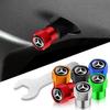 4 Pezzi Tappini Valvola Aria Stelo Ruota Styling Copri Polvere Per Mercedes Benz W206 Classe C200L CLA GLA W203 W220 W213 W211 W212 W201