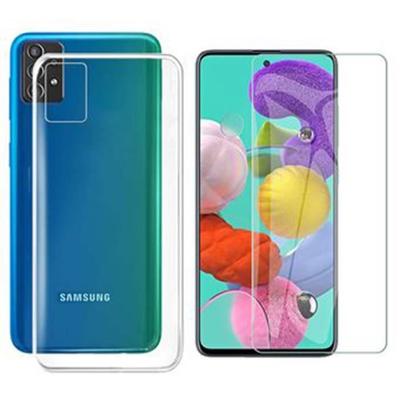 Protective Case - Yuan Yuan - Samsung Galaxy A53 5G - Soft Silicone - Tempered Glass - 0.26mm