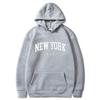 Women New York U.S.A City Hoodies Fashion Letter Printed Graphic Sweatshirts  Casual Harajuku Hooded Pullover Sportwear