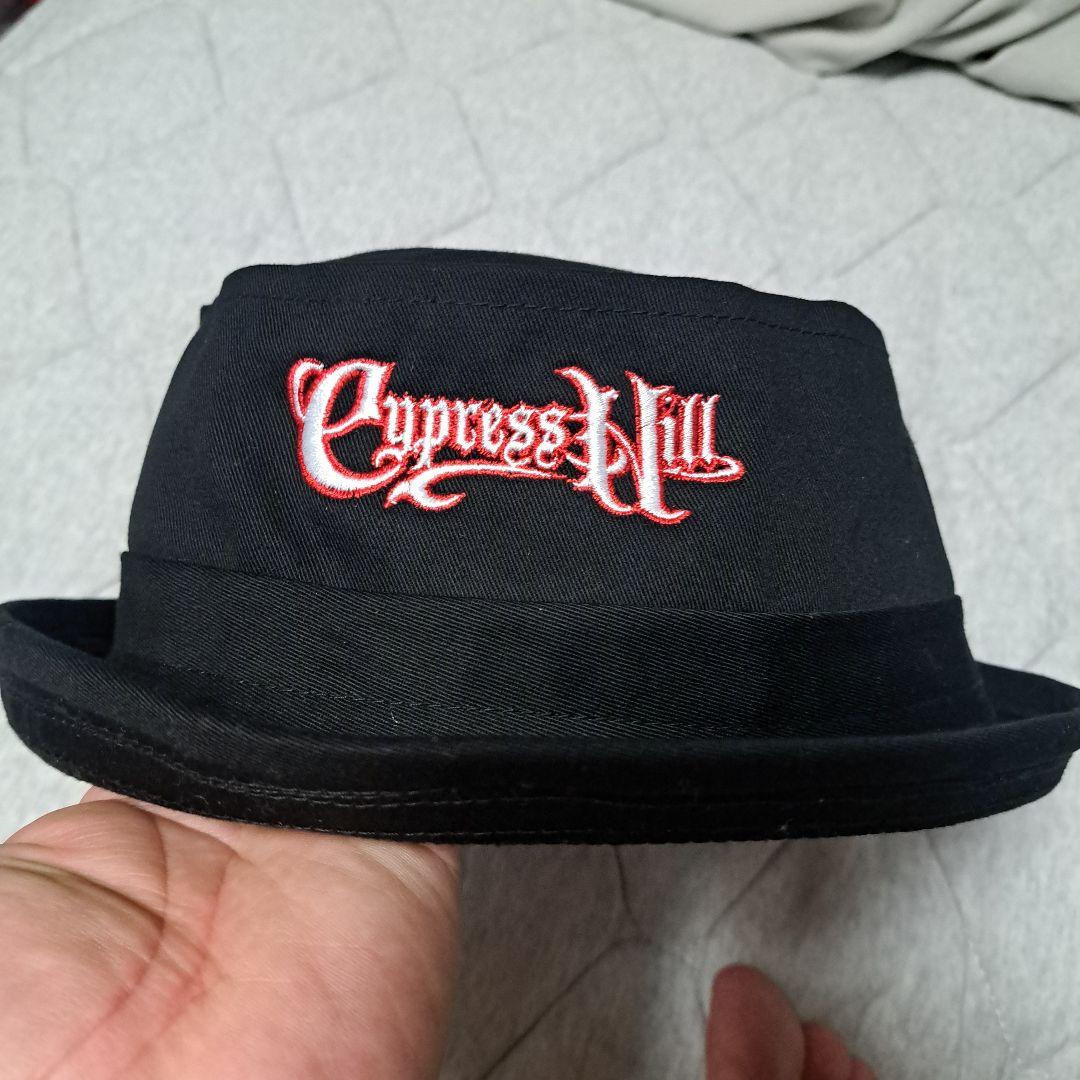 

[Б/У] Ультраредкая панама с логотипом Cypress Hill черного цвета