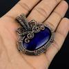 Blue Flash Labradorite Jewelry, 999 Copper Wire Wrapped Pendant, Handmade Gemstone Jewelry, Gifts For Wife Brand New Pendant