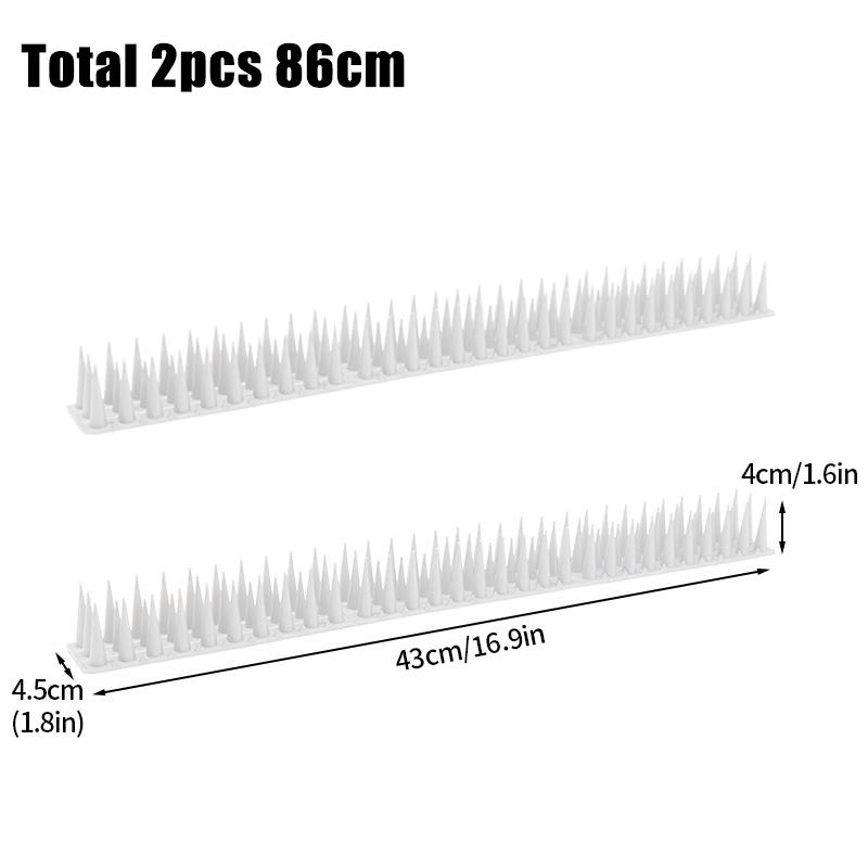 43Cm-430Cm Plastic Anti Bird Pigeon Spikes Stainless Steel Bird Repeller Detachable Anti Climb Fence Wall Spike For Repeller