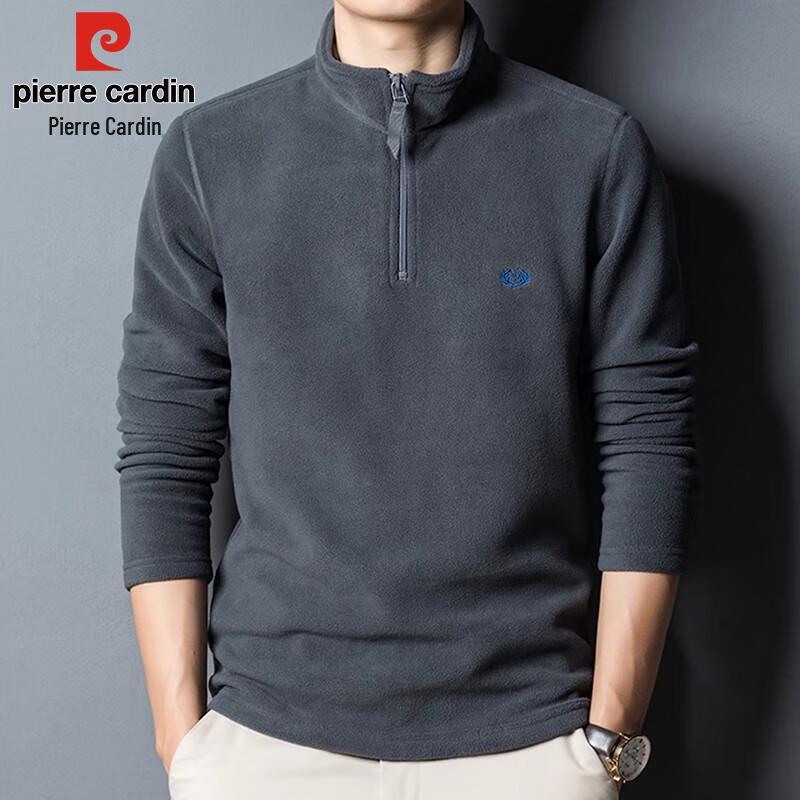 

Pierre Cardin Men s Half-Zip Winter Fleece Sweatshirt XL