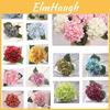 Light And Durable Faux Hydrangea Flower Bouquet For Stylish Bridal And Event Decorations