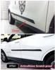 1Pc 2m Carbon Fiber Style Car Scuff Plate Door Sill Cover Panel Step Protector