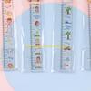 F26C 4 Pcs Plastic Ruler Straight Ruler with Dream Trip Design Plastic Measuring Tool for Student School Office