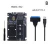 M2 Usb Adapter M.2 Ngff To Sata Adapter Msata To Usb Sata 3.0 Converter External Msata M.2 Ngff To Sata3 Usb Adapter Riser Board