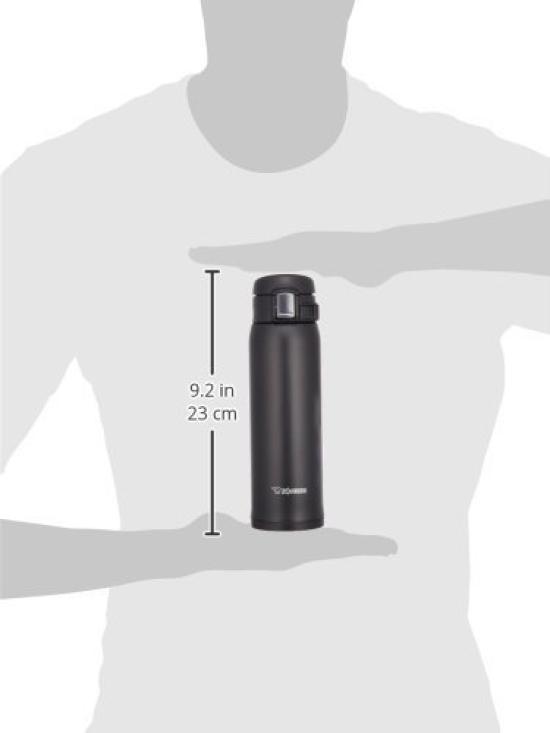 ZOJIRUSHI Water Bottle Direct Drinking Stainless Steel Mug 480ml Clear Red Lightweight Type SM-SA48-RW