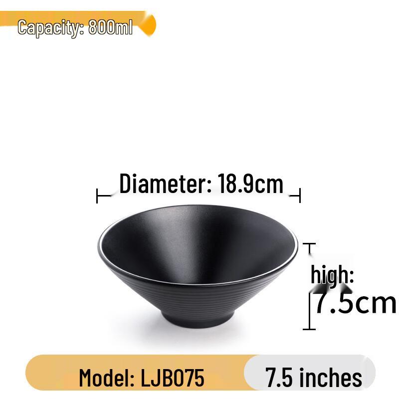 Melamine Japanese Ramen Bowl