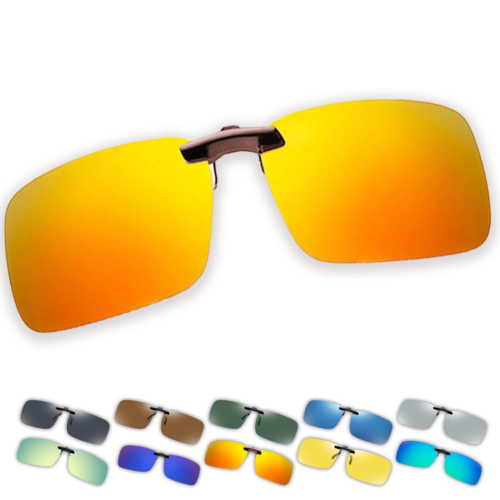 

Polarized Sunglasses Polarized Sunglasses Over Glasses Driving Popular Fishing Sunglasses [Penguin Fly] Men s Clip-on Women s Clip-on (Red Orange)