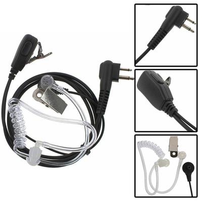 PTT Mic Headset Air Covert Akustikrohr In-Ear-Ohrhörer Pin Talkie Radios für Guidanc A5F3