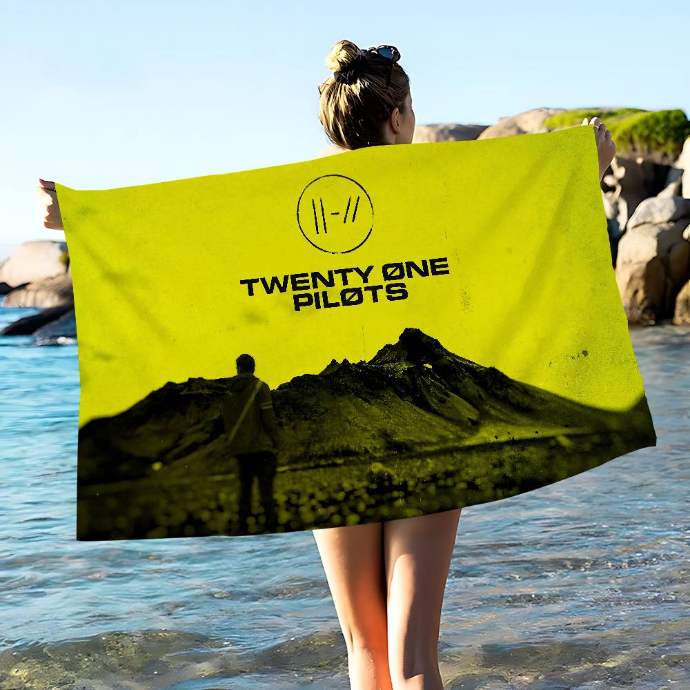 Alternative Rock T-Twenty One P-Pilots Band Microfiber Beach Towel Absorbent Quick dry Soft Yoga Swimming Resort Towel
