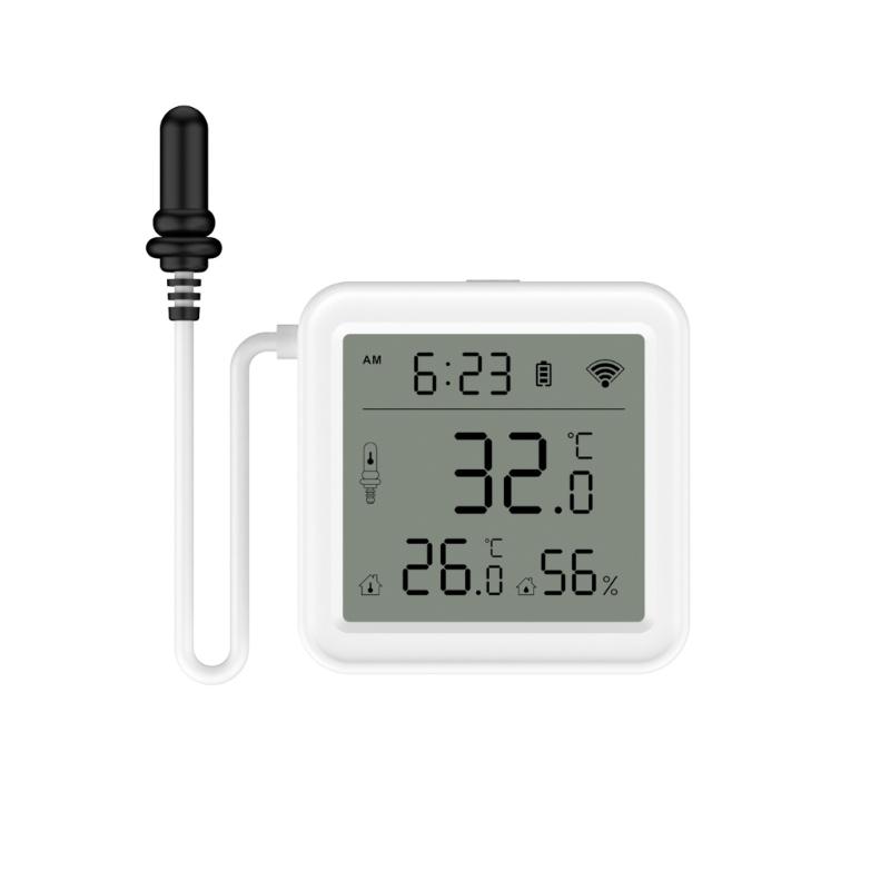 Accuracy Wireless Hygrometer Thermometers with External Probes ABS Housing Device for Laboratories Greenhouses Offices 1