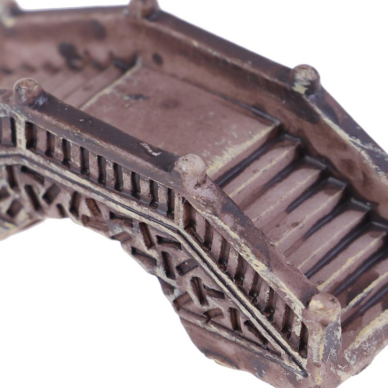 1Pc Mini Bridge Home Ornaments Figurines Diy Aquarium/Dollhouse Decoration