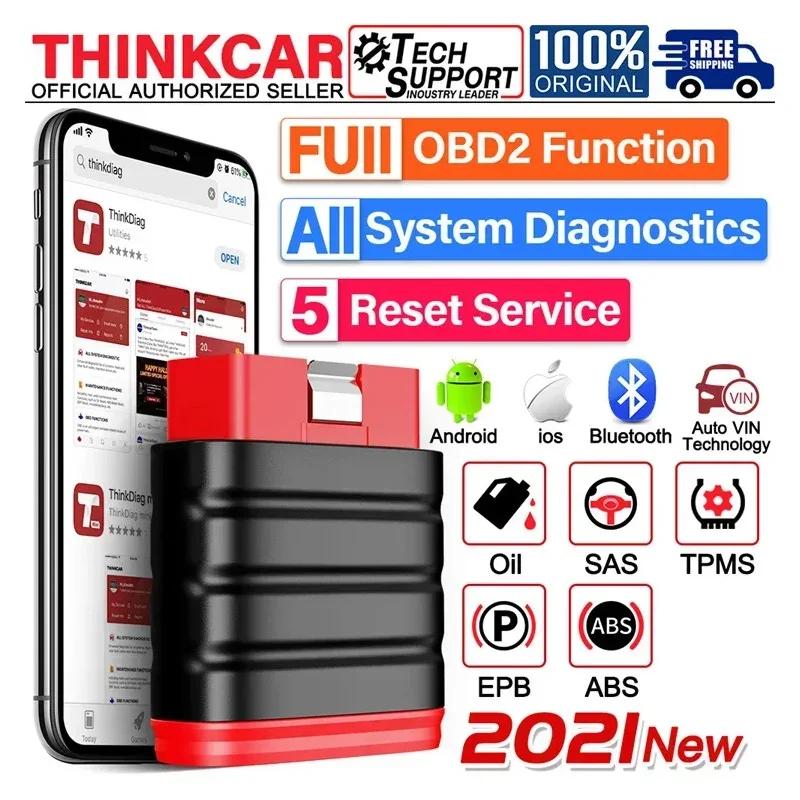 THINKCAR Thinkdiag Scanner OBD2 Completo per Tutti i Veicoli 16 Servizi di Reset 1 Anno Gratuito Strumento Diagnostico OBD2 Test Attivo Codifica ECU Aut