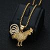 Jewelry Gold Plated with Zircon Vintage Fashion Men's and Women's Necklace Pendant Jewelry