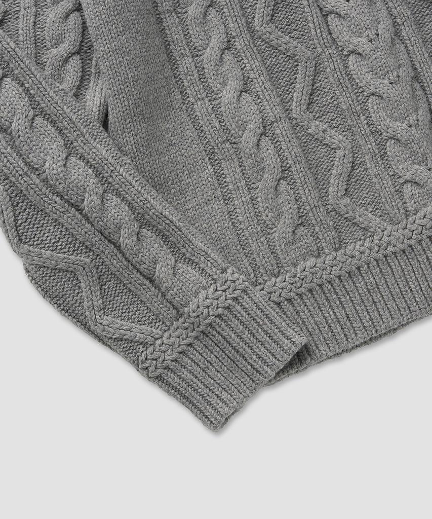 Pilpeu Cable Classic Knit 30(Light Gray)