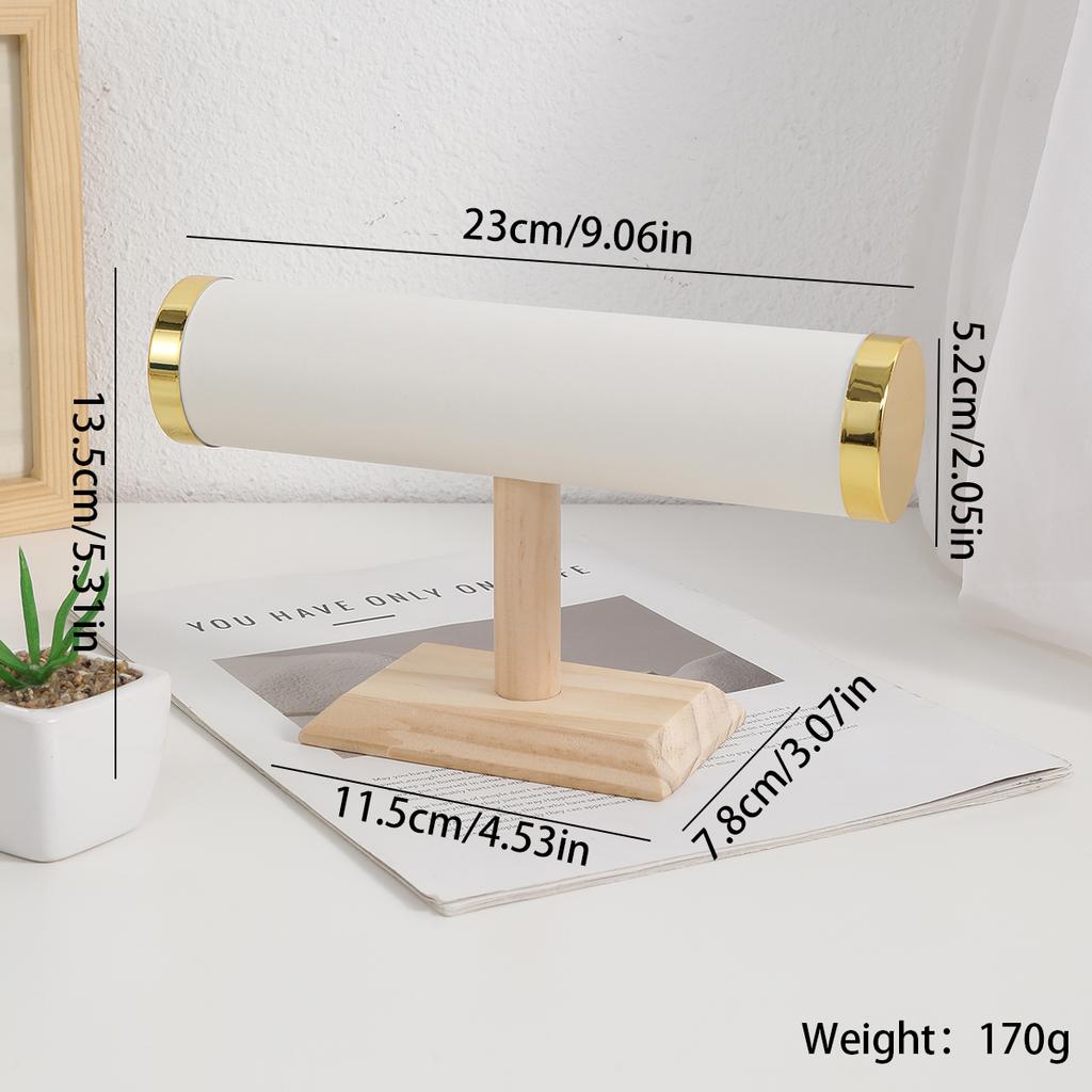 Stojan na náramky na šperky Vertikální T-tyč Věžový organizér na gumičky do vlasů Domácí organizace Scrunchies Stolní vitrína