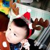 Universal Christmas Antler Headband for Adults & Kids - Festive Hair Clip for Party Dress-Up