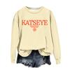 Women's Fashion Casual Long Sleeve Loose Printed Sweatshirt