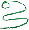 Dog Leash with Shock Absorber 380cm GREEN Adjustable HandsFree Made In Poland