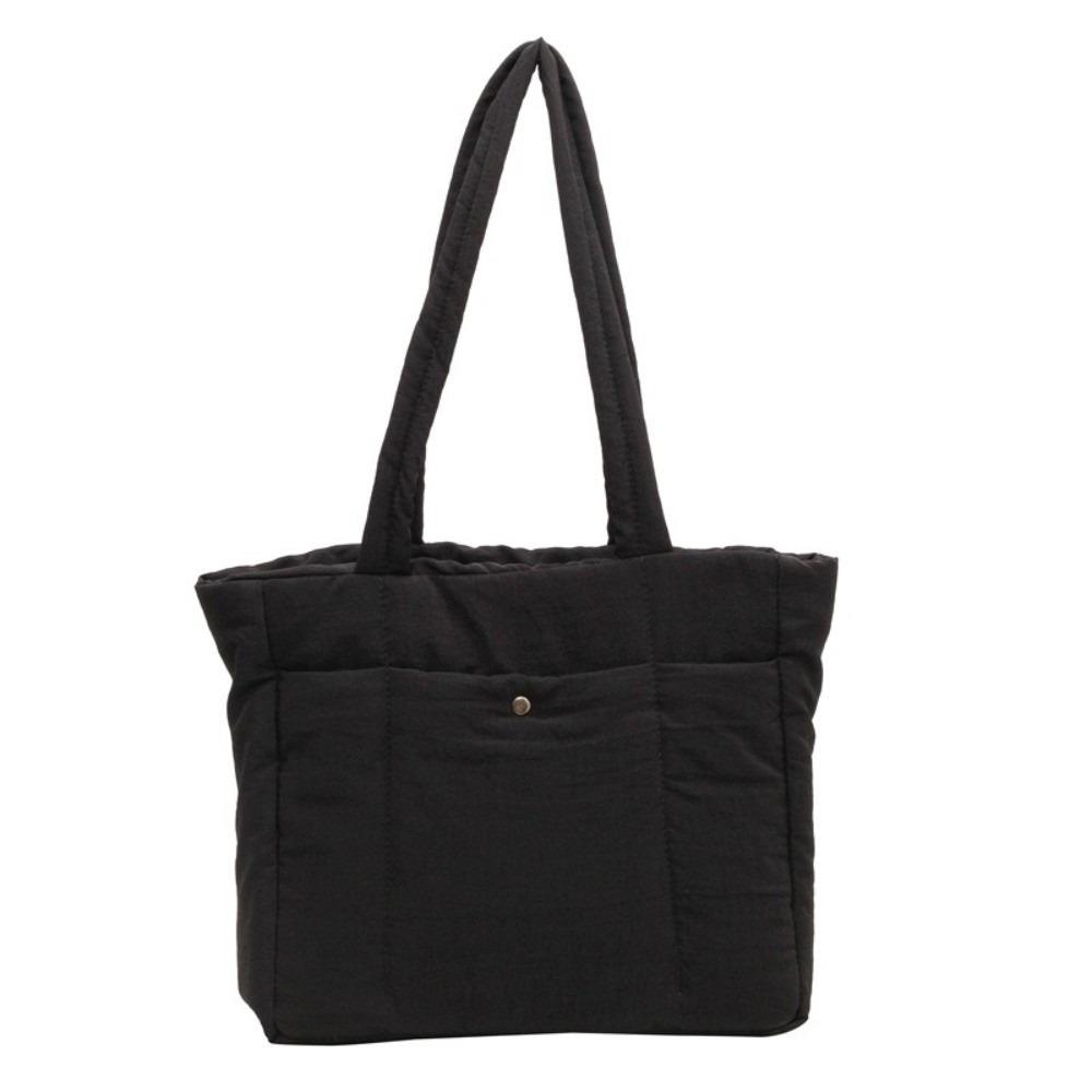 Fashion Lady Laptop Handbags Large Capacity Women Cloud Tote Bag Puffer Shoulder Bag  for Winter