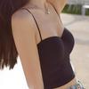 Ice silk sling vest inner anti-light with chest pad integrated tube top, beauty back underwear, bra, summer backing top