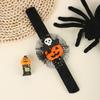 Halloween Children's Funny Slap-ring Wristbands, Kindergarten Student Party Gifts, Pumpkin Ghost Plushie Rattle, Circular Toy