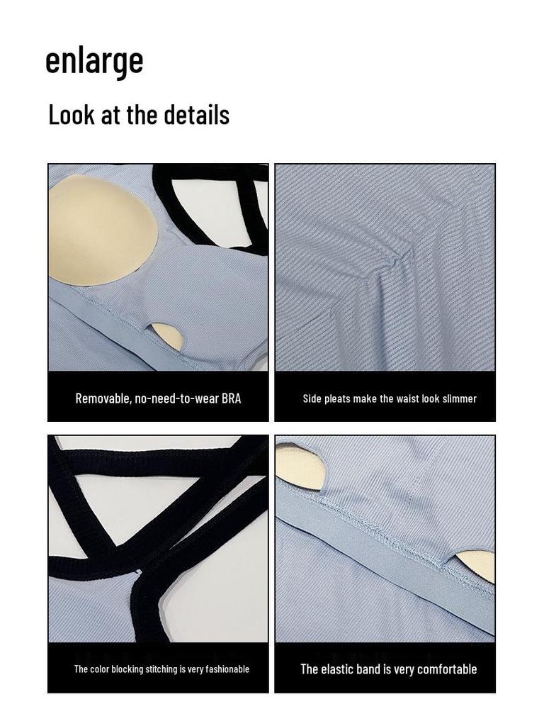 New Halter Cross-Strap Crop Top: Short, Sexy, Sweet, and Spicy for Outer or Inner Wear, Perfect As a Base Layer, Beautiful Back, Yoga, and Sports Bra.