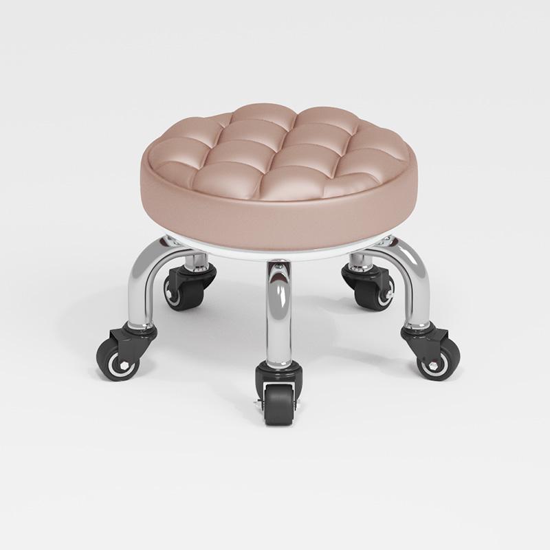 Silent Household Low Stool on Wheels - Multipurpose for Shoe Changing, Baby Moving, and Floor Cleaning