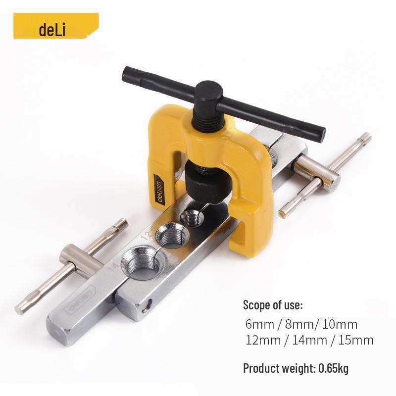Flaring Tool Set for Brake, Copper, Air Conditioner, Refrigerator Pipes - Includes Expander & Riveting Tools, Free Shipping