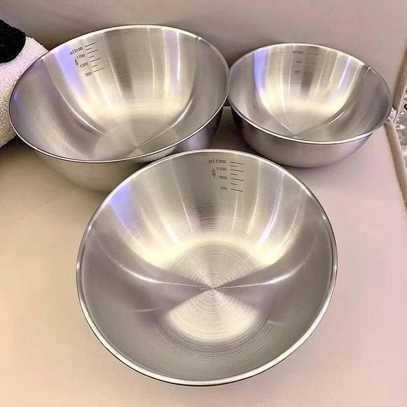 ZISIZ Food-Grade Stainless Steel Bowl
