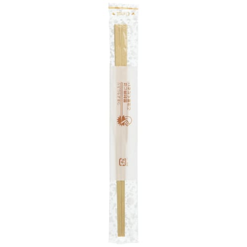 500 Pairs of Disposable Chopsticks, Fully Sealed Poly Bag, Birch Wood, Genroku Chopsticks with Toothpicks, PK-056