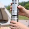 Chimney Pipe with Spark Arrestor Detachable Outdoor for Campers