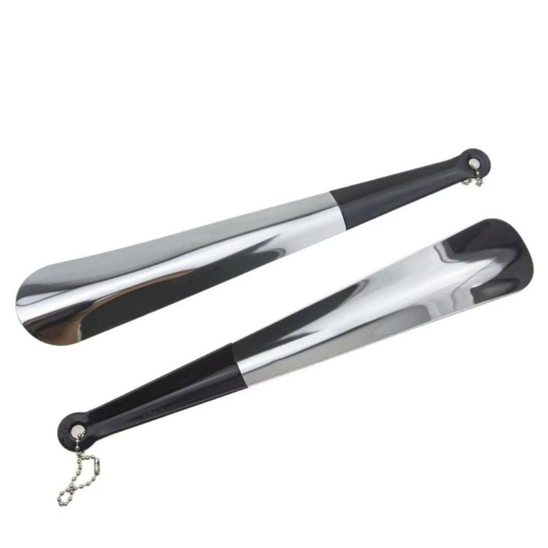 Shoe Horn Durable Alloy Construction with Ergonomic Handle Shoe Helper for Business Professionals and Sports Enthusiasts